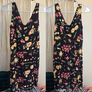 Vintage fruity A-line dress